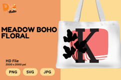 Meadow Boho Floral Monogram Product Image 1