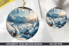 Home Stained Glass Ornament PNG, Digital Download File Product Image 1