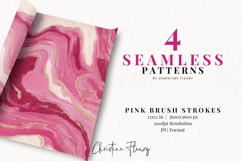 Seamless Pink Girly Digital Paper Product Image 2