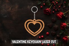 26 Valentine Keychain Laser Cut Bundle I Keychain Laser Cut Product Image 27