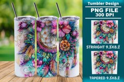 Dreamcatcher 20oz skinny Tumbler wrap design png Product Image 1