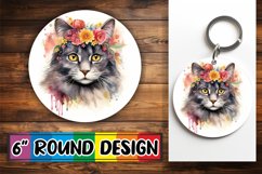 Nature's Essence Boho Animal Floral Circle Charm Product Image 1