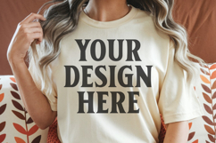 Comfort Colors 1717 Ivory T-Shirt mockup , CC 1717 Product Image 1