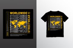 Worldwide writing design, suitable for screen printing Product Image 1