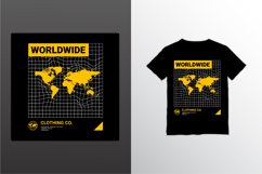 Worldwide writing design, suitable for screen printing Product Image 1