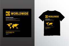 Worldwide writing design, suitable for screen printing Product Image 1