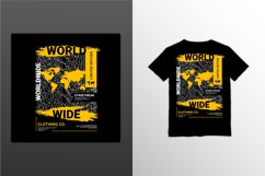 Worldwide writing design, suitable for screen printing Product Image 1