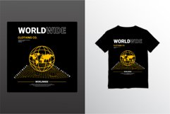 Worldwide writing design, suitable for screen printing Product Image 1
