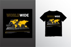 Worldwide writing design, suitable for screen printing Product Image 1
