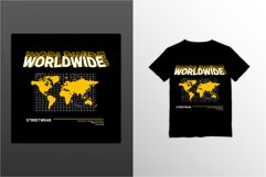 Worldwide writing design, suitable for screen printing Product Image 1
