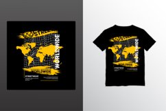 Worldwide writing design, suitable for screen printing Product Image 1