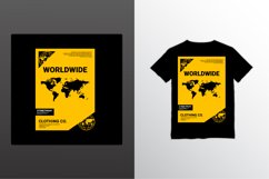 Worldwide writing design, suitable for screen printing Product Image 1