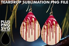 Liquid Color Palette: Teardrop Sublimation Design Product Image 1