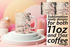 Sparkling Leopard Floral Mug Design Product Image 1