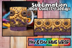 Luxe Glitter &amp; Floral Fantasy Mug Designs 15oz 11oz Product Image 1