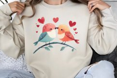 Cute Watercolor Valentines Day Clipart PNG Product Image 1