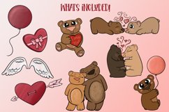 Bear Love | Bear Valentines | Valentines Clipart Product Image 2