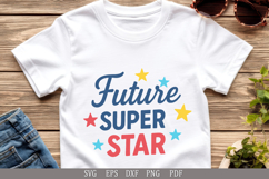 Future Superstar Cute SVG Design for Baby T-Shirts and Gifts Product Image 5