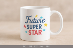 Future Superstar Cute SVG Design for Baby T-Shirts and Gifts Product Image 4