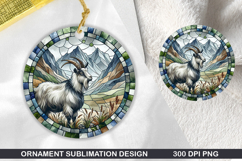 Animals Stained Glass Ornament Bundle, 30 High-Quality PNG Product Image 17