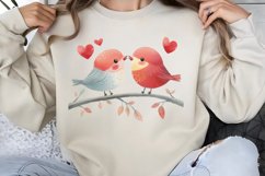 Cute Watercolor Valentines Day Clipart PNG Product Image 1