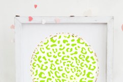 Leopard And Shimmery Circle Sublimation Frames Product Image 5