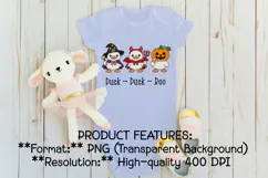 Cute Duck Duck Boo Halloween PNG Product Image 3