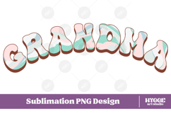 grandma Png Retro Retro Mother&#039;s Day Mom Sublimation Product Image 1