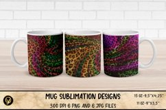 Mug Sublimation Wrap Bundle 15.Abstract Sublimation Mugs. Product Image 4