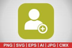 Vector Add User Icon Product Image 1