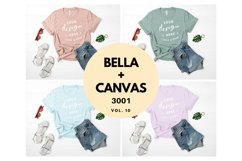 Heather Mockup Bundle Bella Canvas 3001 T-Shirt Bundle Product Image 1