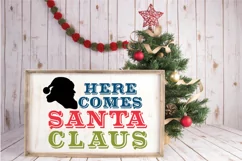Christmas SVG Cut File - Here Comes Santa Claus SVG File Product Image 2