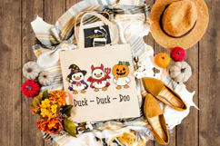 Cute Duck Duck Boo Halloween PNG Product Image 4