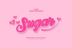 Editable text effect, Sugar text Product Image 1