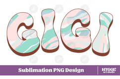 gigi Png Retro Retro Mother&#039;s Day Mom Sublimation Product Image 1