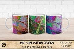 Mug Sublimation Wrap Bundle 15.Abstract Sublimation Mugs. Product Image 9