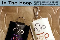 ITH Artful Hot Drinks Hand Sanitizer Holder- Snap Tab 5x7 Product Image 1