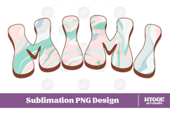 mimi Png Retro Retro Mother&#039;s Day Mom Sublimation Product Image 1
