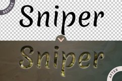 Sniper Text Effect, Graphic Style Product Image 2