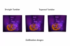Trick or Treat Halloween tumbler,20 oz skinny tumbler Product Image 2