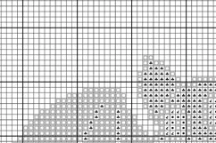 Cute Halloween Cross Stitch Pattern Ghost & Monsters Product Image 3