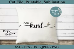 Bee Kind SVG, png, eps, DXF, sublimation Product Image 2