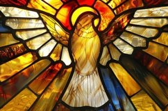 Stained Glass Holy Spirit Background Wallpaper Product Image 1
