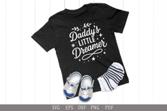Daddy’s Little Dreamer SVG Design for Baby T-Shirts and Gift Product Image 4