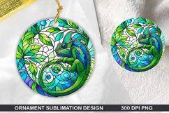 Animals Stained Glass Ornament Bundle, 20 High-Quality PNG Product Image 4