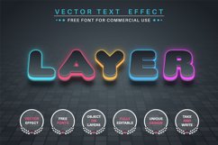 Color Layer - editable text effect, font style Product Image 1