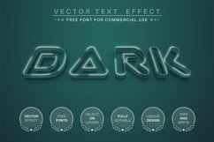 Dark green - editable text effect, font style Product Image 1