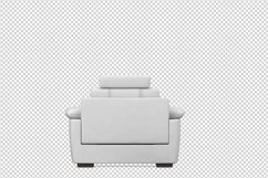 Isometric Arm Chair 3D isolated render Product Image 1