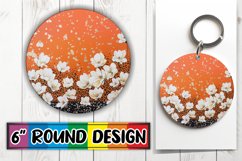 Shimmering Glittery Leopard PNG Sublimation : Keychain, Coas Product Image 1