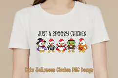 Cute Halloween Chicken PNG Design Product Image 1